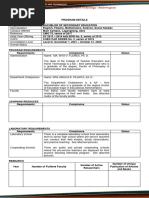 Rqat Bsed Program Documents