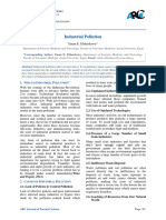 Industrial Pollution: ARC Journal of Forensic Science