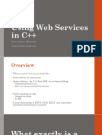 Using C++ To Connect To Web Services - Steve Gates - CppCon 2014