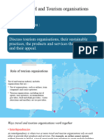 Role of Tourism Organisations