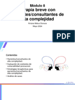 Clase 15 y 16, Pacientes de Alta Complejidad, Diplomado Psicoterapia Breve