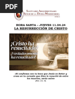 04 2024 SDM Folleto Hora Santa LA RESURRECCIÓN