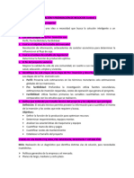 PREPARACION Y EVALUACION DE PROYECTOS Contenidos de Prueba