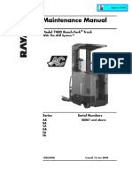 Maintenance Manual: Model 7400 Reach-Fork Truck