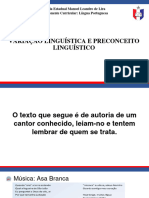 Variação Linguística e Preconceito Linguístico