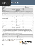 Credit Application Form