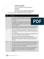 Extended Essay Assessment Criteria