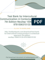 (FREE PDF Sample) Test Bank For Intercultural Communication A Contextual Approach 7th Edition Neuliep 1506315135 9781506315133 Ebooks