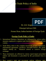 Foreign Trade Policy of India (A)