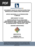 Convocatoria Base de Contratacion