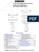 Instructions de Montage Et de Service: Actionneur Pneumatique DP34 Tandem / DP34 Tridem