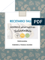 Recetario Harinas Alternativas Saludables