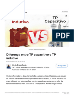 Diferença Entre TP Capacitivo e TP Indutivo