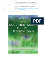 The Good Mentoring Toolkit For Healthcare.