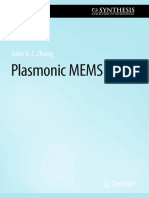 (Synthesis Lectures On Materials and Optics) John X. J. Zhang - Plasmonic MEMS-Springer (2023)