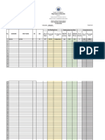 Reading Profile of Learners (Formulated)