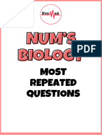 Nums Biology Repeated Questions