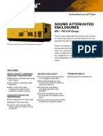 SOUND ATTENUATED Enclosure 605-750kva