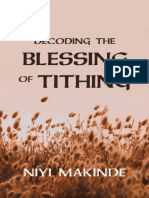 Decoding The Blessing of Tithing by Niyi Makinde