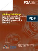 Silabus - Program Web Development + React Bootcamp