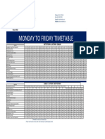 Matthews 910 Timetable Jan 2023