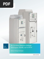 Air-Insulated Medium-Voltage Switchgear NXAIR, Up To 24 KV