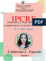 IPCRF - 2021-2022 Catherine Fajardo