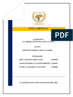 Informe Exposición Ética Cristiana 