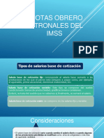 Cuotas Obrero Patronales Del Imss