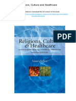 Religions, Culture and Healthcare. ISBN 1846192609, 978-1846192609