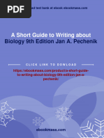 Instant Download A Short Guide To Writing About Biology 9th Edition Jan A. Pechenik PDF All Chapter