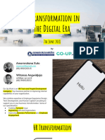 HR Transformation in The Digital Era: 7th June 2018