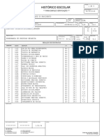 Histórico Escolar - UNIP ENGENHARIA DE PRODUÇAO Sem