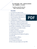 Historia Del Cristianismo en América Latina