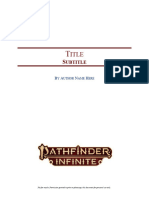 Pathfinder 2e Infinite Revised 2