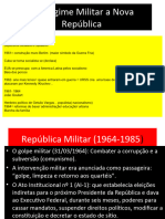 Do Regime Militar Presidentes Enem