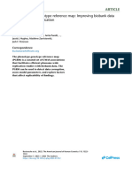 The Phenotype-Genotype Reference Map - Improving Biobank Data