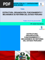 Estructura y Funcionamiento Del Estado Peruano