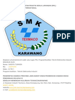 Laporan Kegiatan Praktik Kerja Lapangan (PKL)