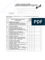 Format Supervisi Akademik K 13