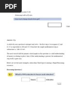 Reasoning Question 1