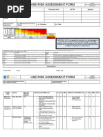 Risk Assessment - PLATE LOAD TEST