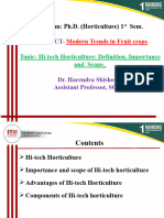 Hi-Tech Horticulture-Definition, Importance and Scope