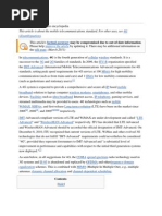 This Article Is About The Mobile Telecommunications Standard. For Other Uses, See