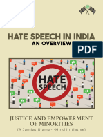 Hate Speech in India An Overview Report