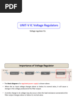 Unit-V IC Voltage Regulators