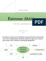 Aula 12 - Fisiologia Vegetal - Estresse Abiótico