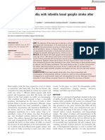 Develop Med Child Neuro - 2013 - Lingappa - Mineralizing Angiopathy With Infantile Basal Ganglia Stroke After Minor Trauma