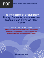 Instant Download The Philosophy of Evolutionary Theory: Concepts, Inferences, and Probabilities 1st Edition Elliott Sober PDF All Chapter