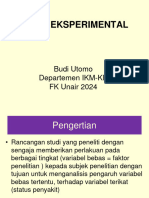 Studi Eksperimental (Dr. Budi)